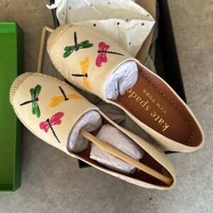 Kate spade dragon espadrille shoes / Size 6 / New in box